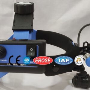 Binocular Loupe 6X on Headband with LED Light