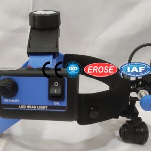 Binocular Loupe 2.5X on Headband with LED Light