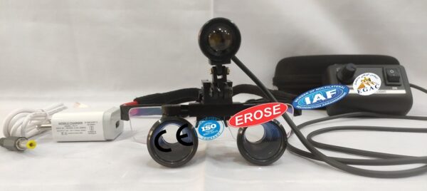 Binocular Loupe 3.5X with LED Light