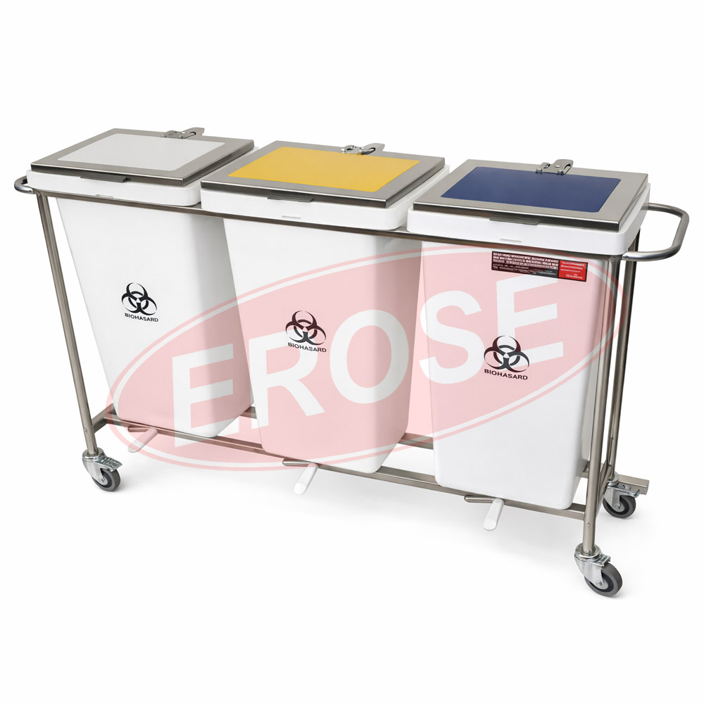 Biomedical Waste Segregation Trolley