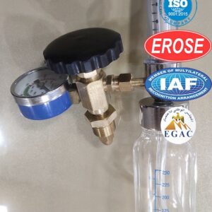 Oxygen Flow Meter with Humidifier Bottle
