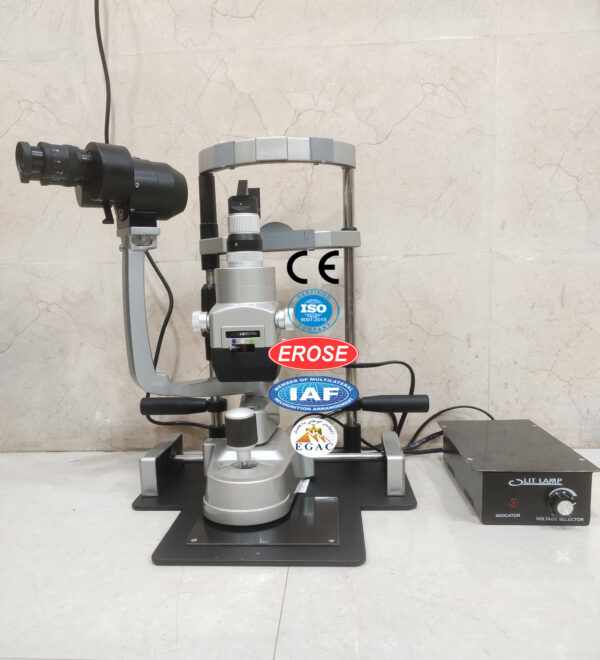 Slit Lamp Zeiss Type Two Step Magnification with Metal Plate - Image 2