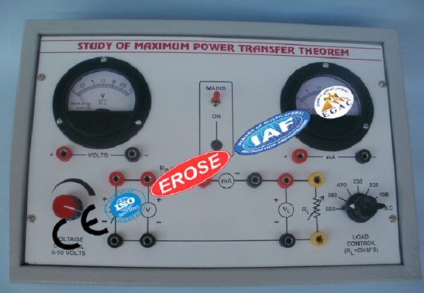 Study of Maximum Power Transfer Theorem