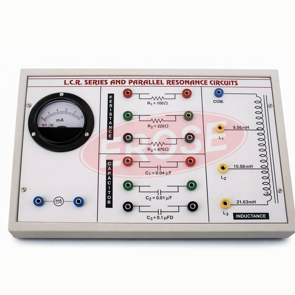 Studying LCR Series And Parallel Resonance Circuits