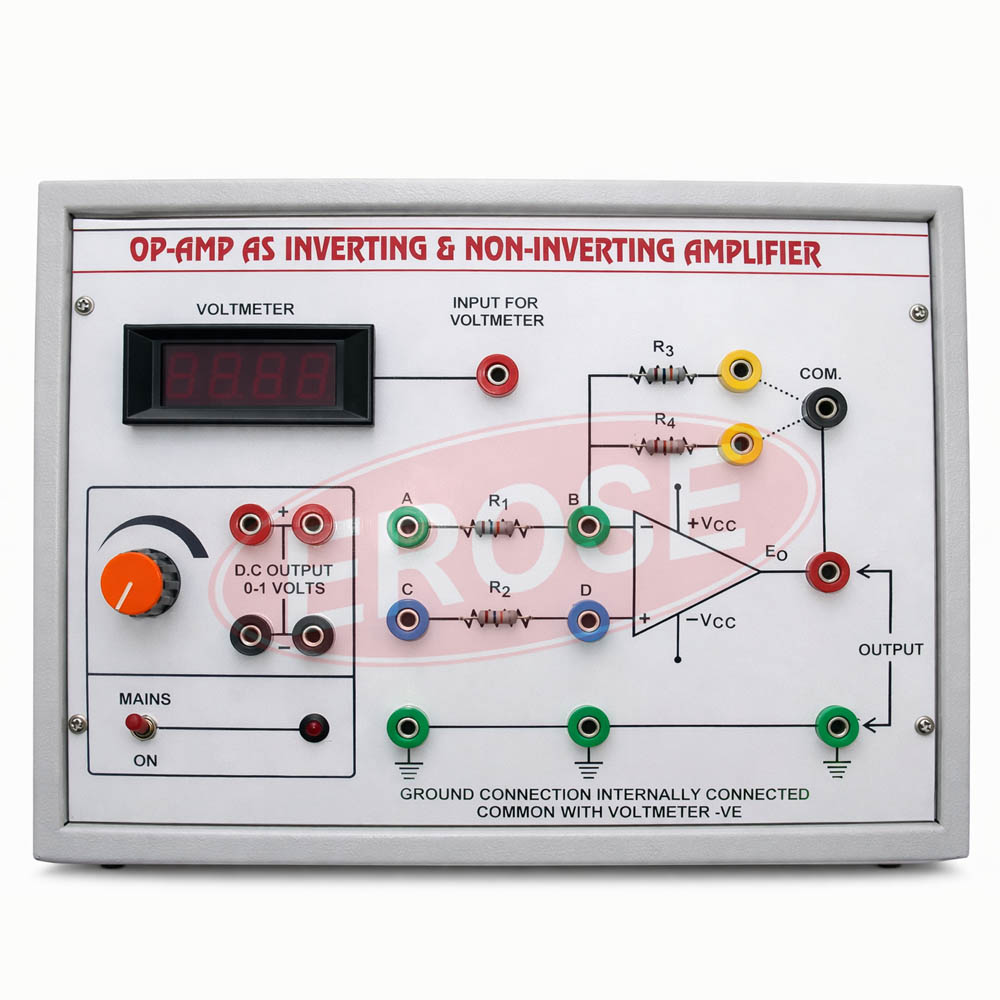 Studying Operational Amplifiers As Inverting And Non Inverting Amplifiers