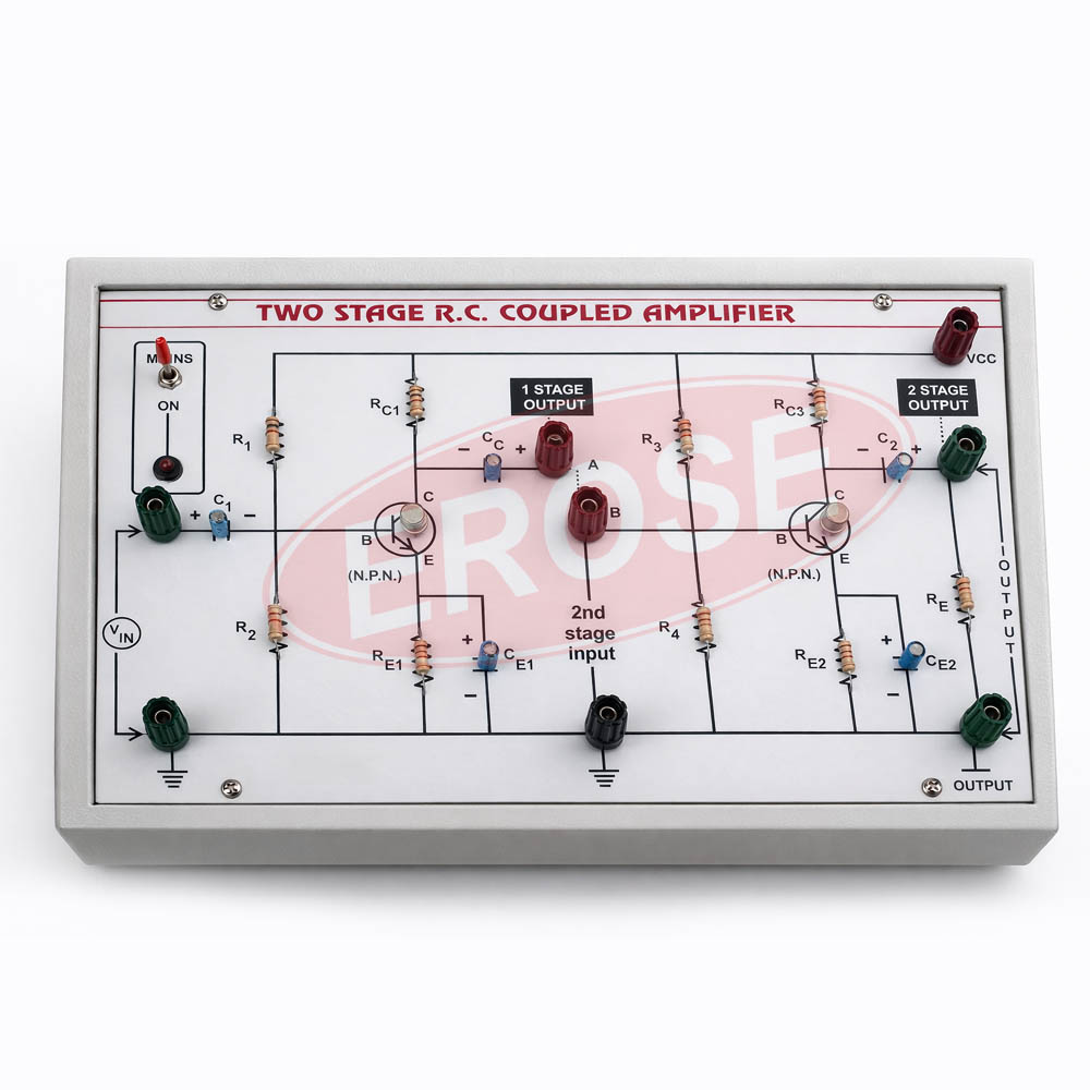 Two Stage R.C. coupled Amplifier