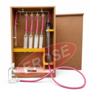 Orsat Apparatus Four Pipette with Glass Stopcock