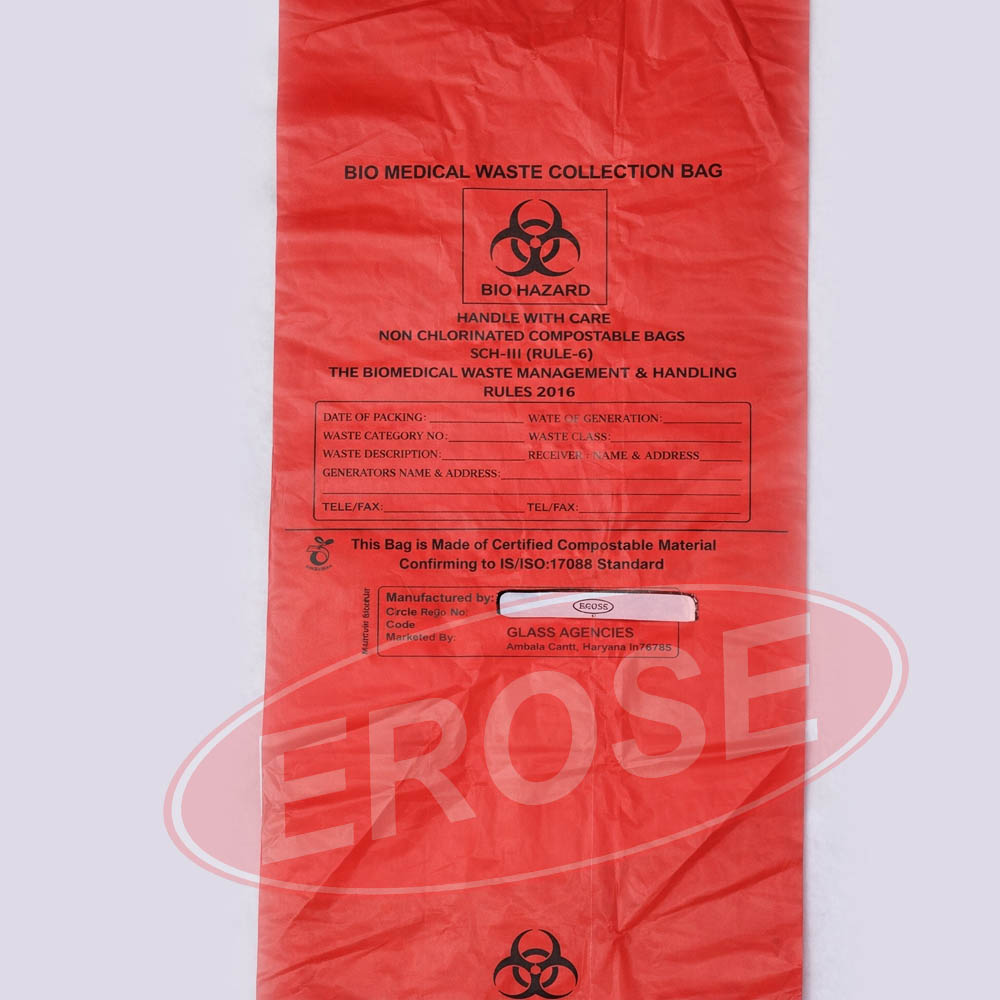 Biodegradable Compostable Bag Red