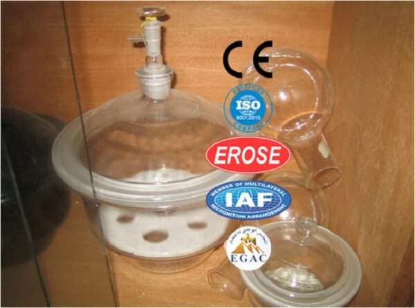 Desiccator Vaccum Borosilicate Glass
