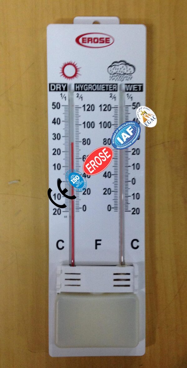 Wet and Dry hygrometer