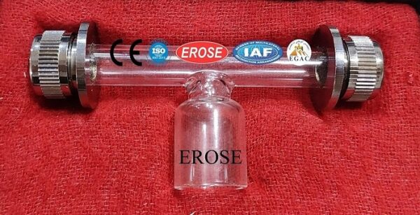 Polarimeter Tube with Centre Cup
