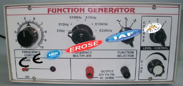 Function Generator 1 Hz to 20 KHz