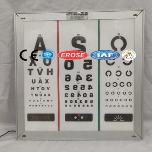 LED Vision Chart​ Three Language