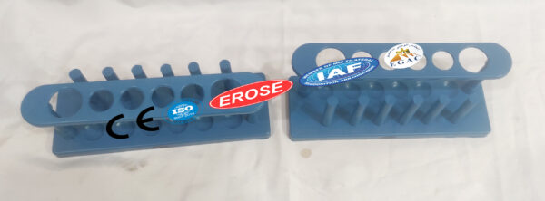 Test Tube Stand Six Holes Plastic