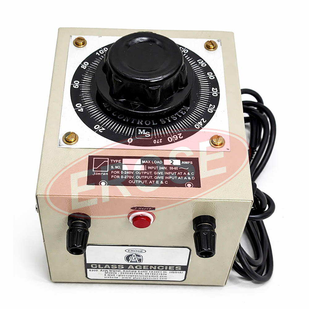 Variac Variable Voltage Transformer