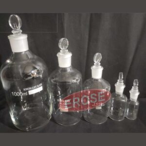 Reagent Bottle With Glass Stopper