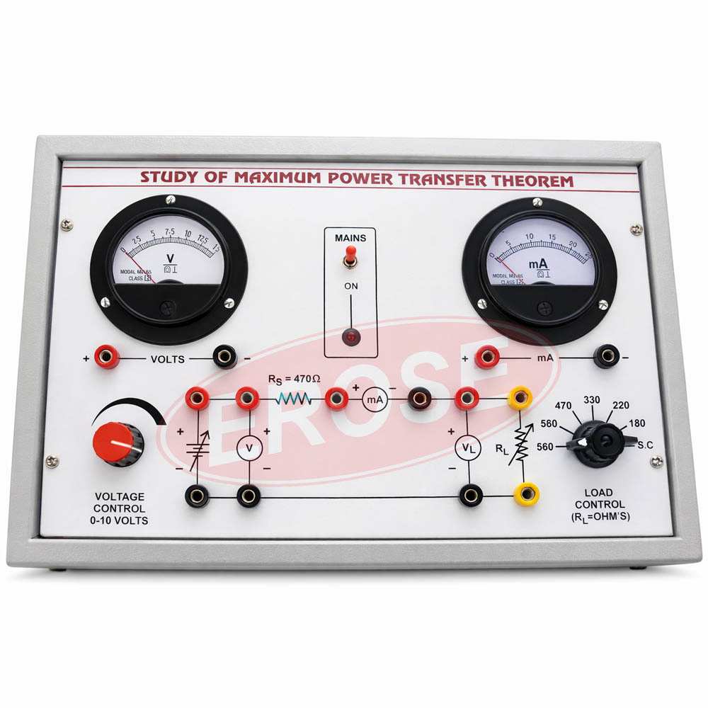 Study of Maximum Power Transfer Theorem