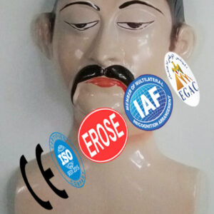 Ligature mark on the neck in case of death by hanging, Forensic Model