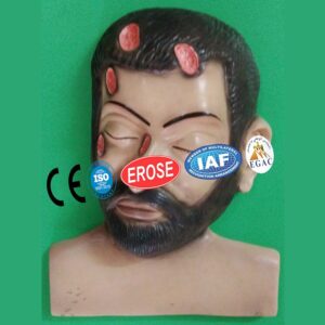 Multiple Homicidal Split Lacerations with Marginal Abrasion, Forensic Model