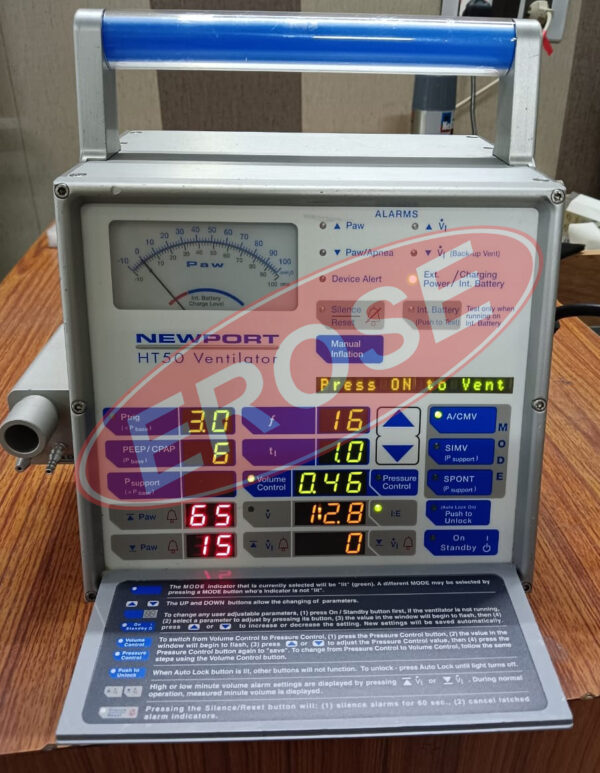 NEWPORT HT50 TRANSPORT VENTILATOR
