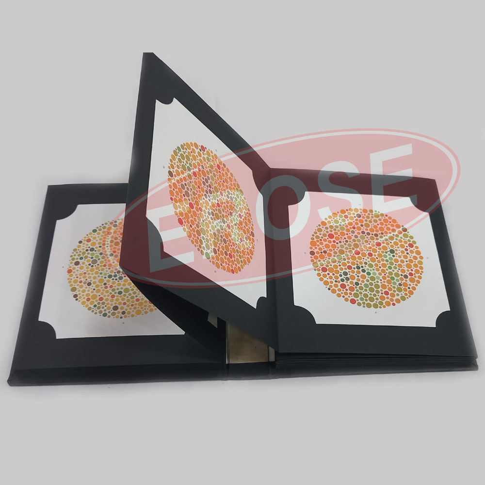 Ishihara Test Chart Book For Color Blind Deficiency