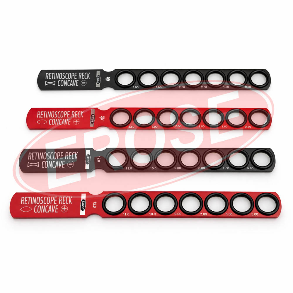 Retinoscopy Rack Lens Set