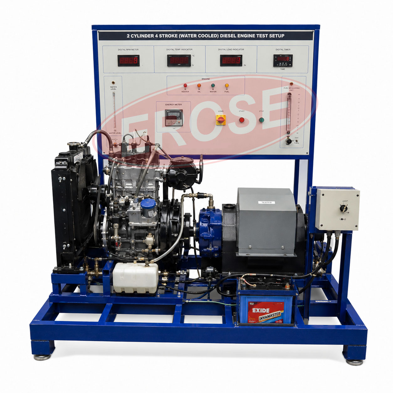 2 Cylinder 4 Stroke (Water cooled) Diesel Engine Test setups