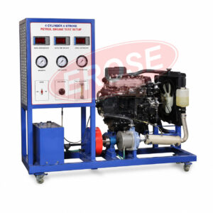 4 Cylinder 4 Strokes Engine, Petrol Engine Test setup
