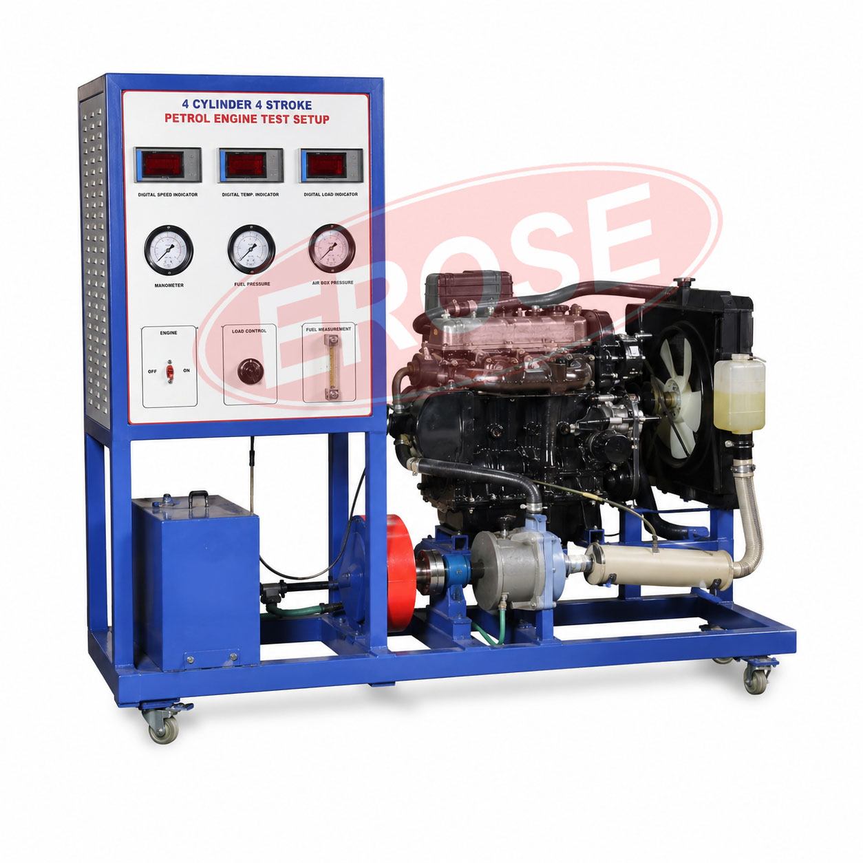 4 Cylinder 4 Strokes Engine, Petrol Engine Test setup