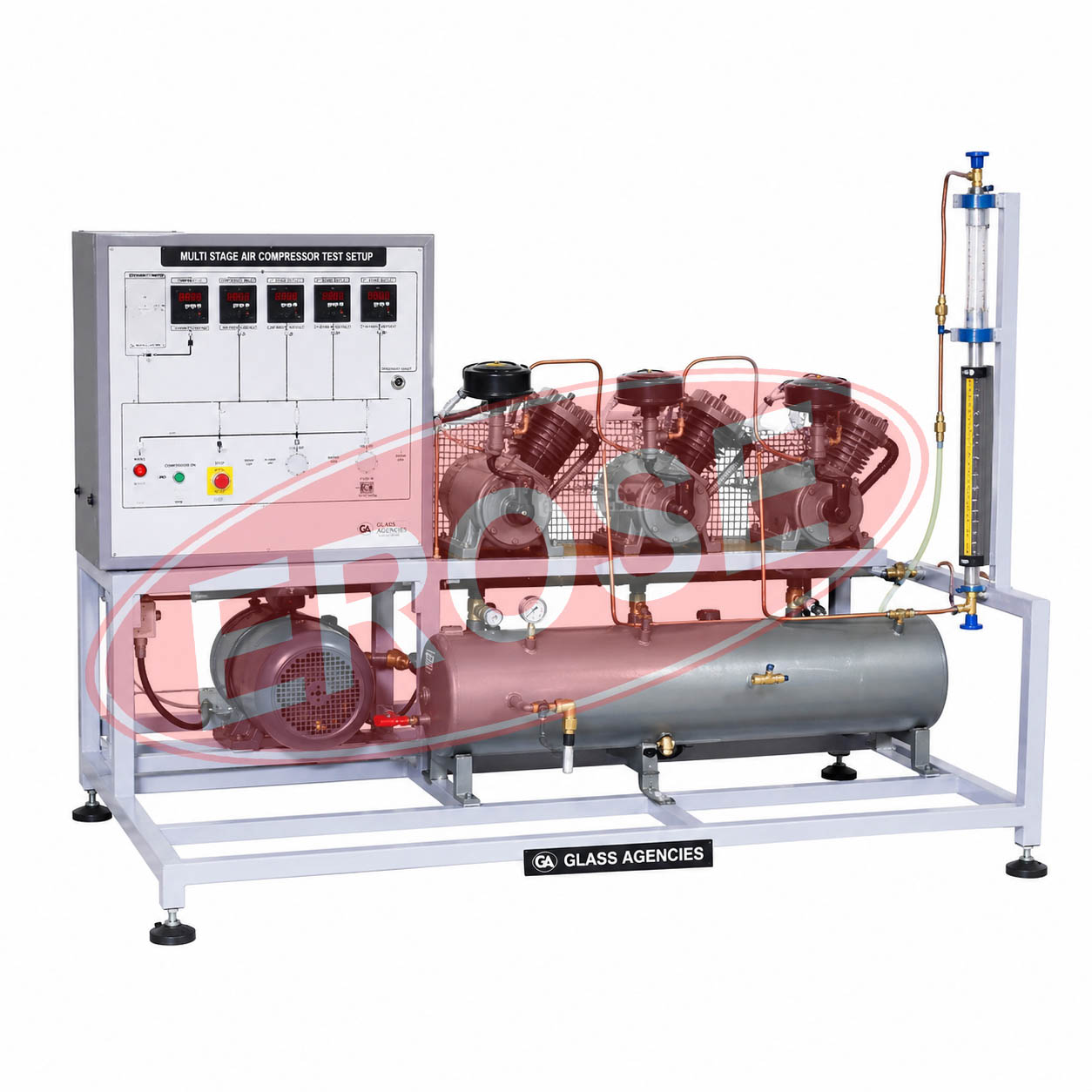 Multi Stage Air Compressor Test Setup