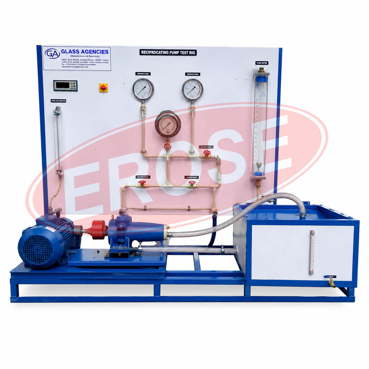 Reciprocating Pump Test Setup