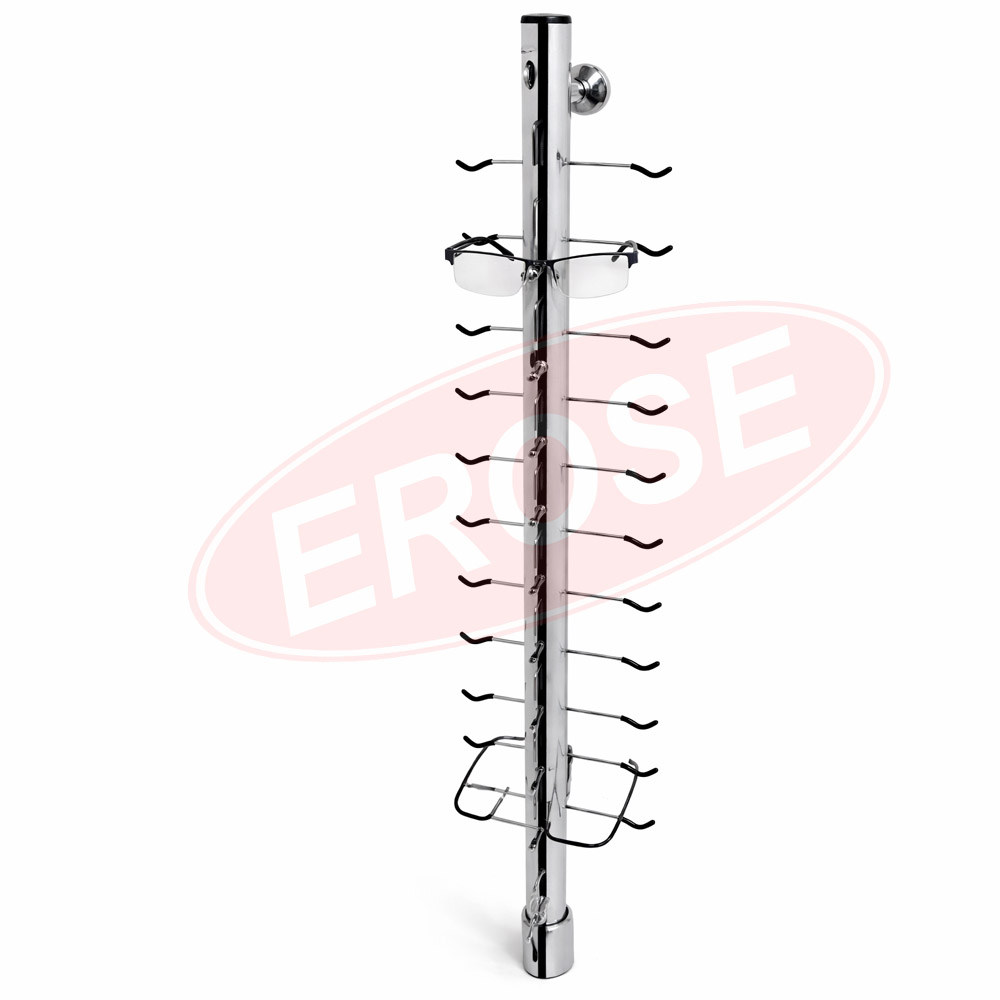 Wall Mounted Metal Display Rod Stand For Eyeglasses, Sunglasses