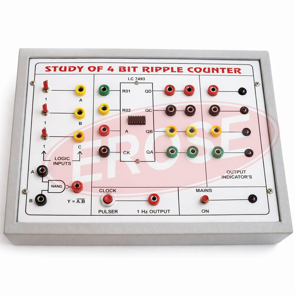 Study of Four Bit Ripple Counter
