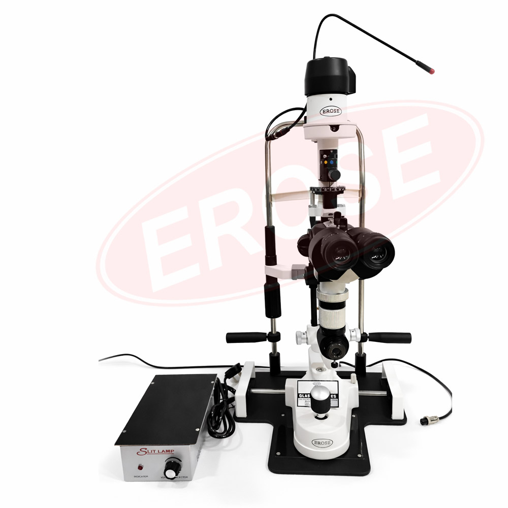Five Step Haag Streit Type Slit Lamp With Metal Plate