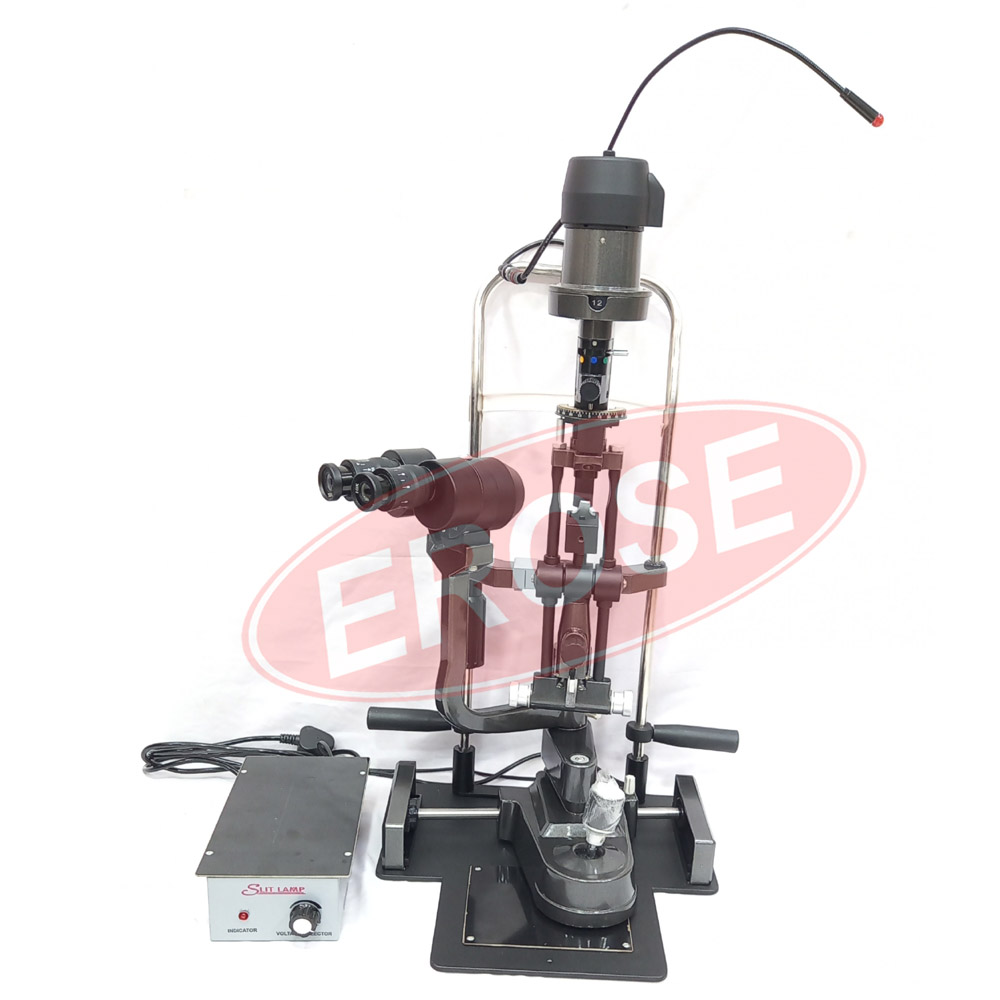 Two Step Haag Streit Type Slit Lamp With Metal Plate