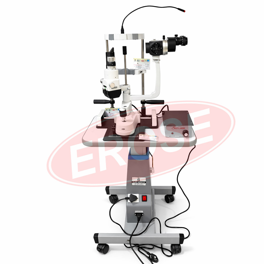Zeiss Type Three Step Slit Lamp With Motorized Table