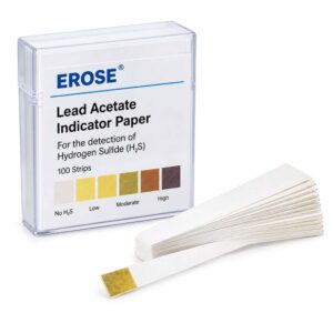 Lead Acetate Indicator Paper